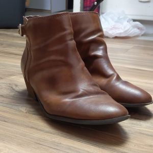 Dr. Scholl's Synthetic Leather Ankle Boots sz 10